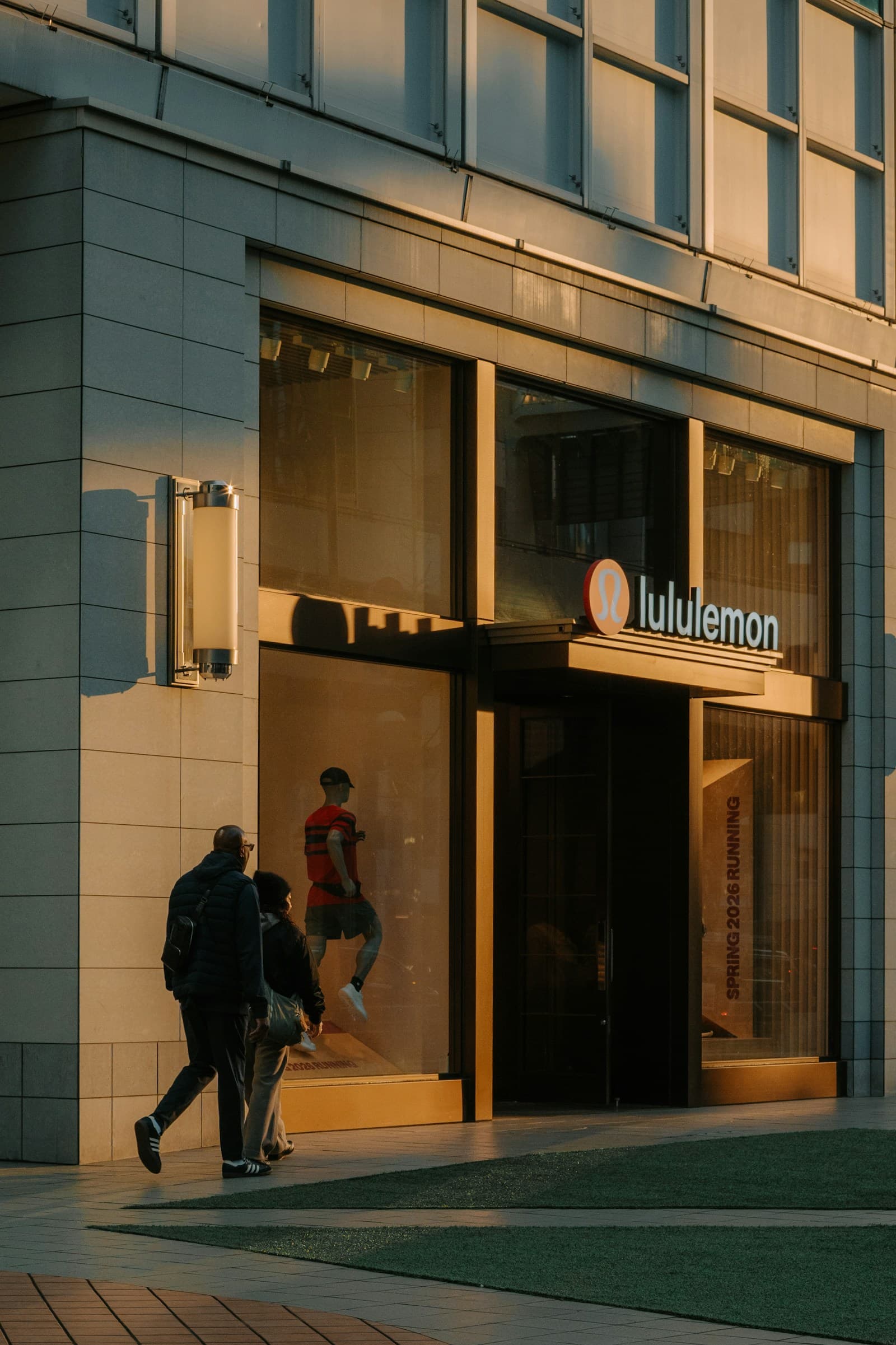 A Lululemon store front