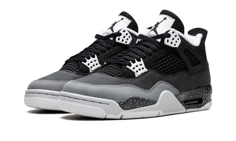 Air Jordan 4 Fear Pack sneakers with their resale price