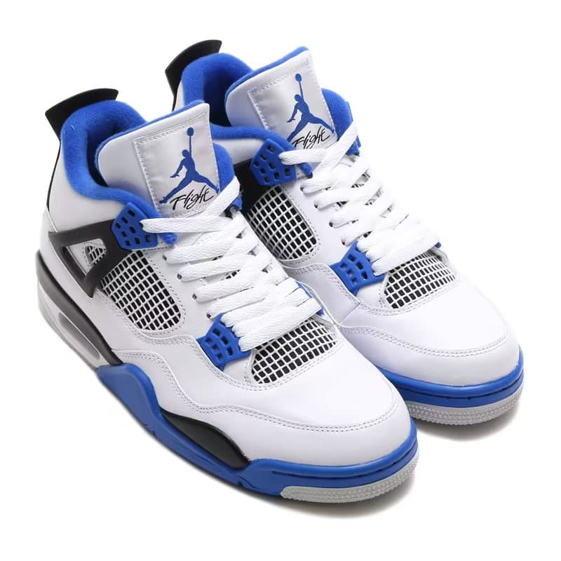 Air Jordan 4 Motorsport sneakers being scanned with Cashd